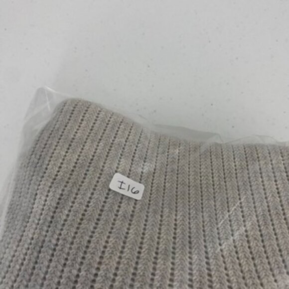 Wilfred Free Merino Wool Chunky Oversized Sweater Womens Small Grey V Neck - Picture 10 of 10